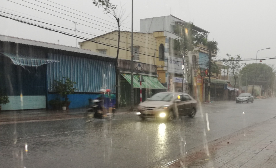 截至11月25日下午，平阳省出现大范围强降雨天气。越通社记者 海鸥 摄