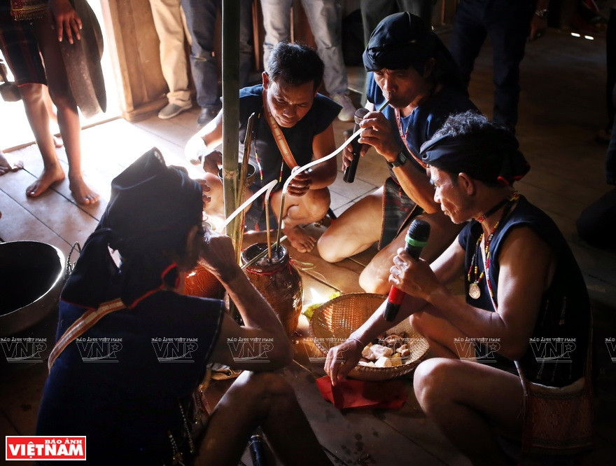 巴拿族新龙屋祭祀仪式。图自《越南画报》
