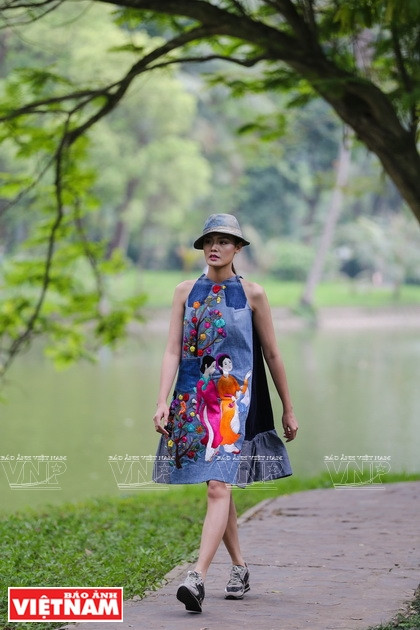 2019年秋冬季越南时尚风格。图自《越南画报》