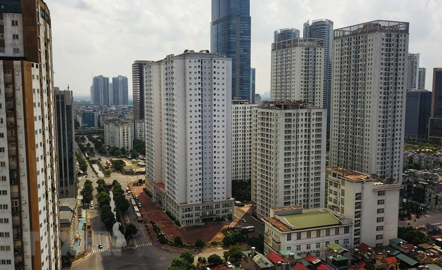 规模2万多平方米、拥有齐全基础设施的黄梅郡X2大金安置区项目将用来建立隔离区和野战医院。图自越通社