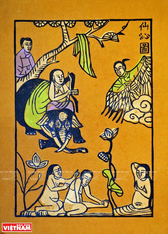 展览会展出的作品。图自《越南画报》