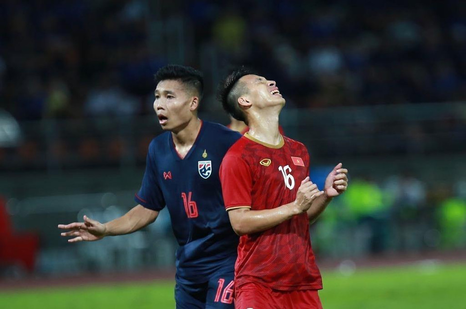  泰国队主场 0-0 越南队。越通社记者仲达 摄