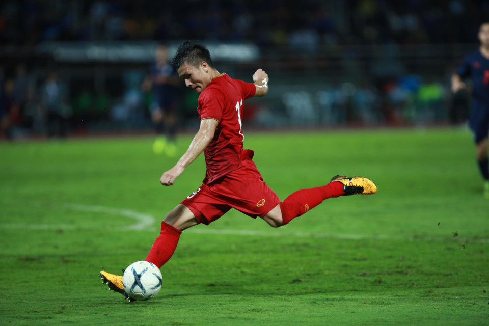  越南球员光海。越通社记者仲达 摄