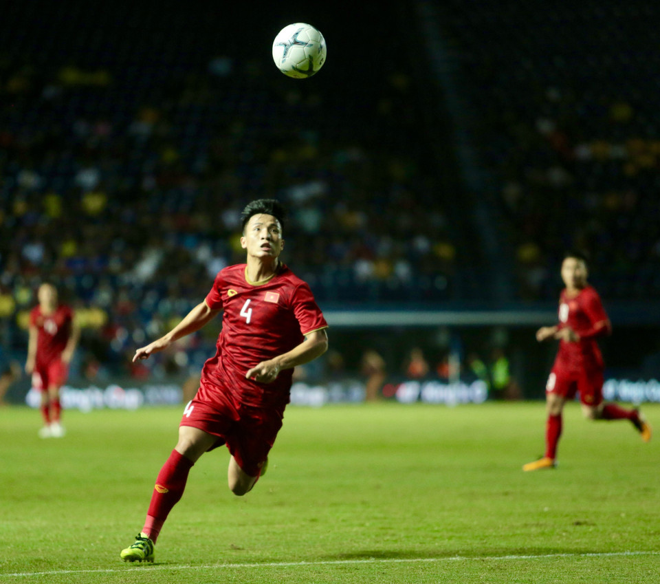 越南球员裴进勇。越通社记者摄 阮明进