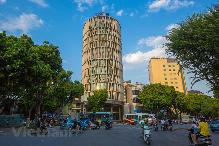 越通社电视中心大楼。图自越通社