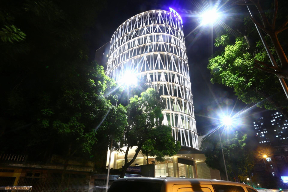 越通社电视中心大楼。图自越通社