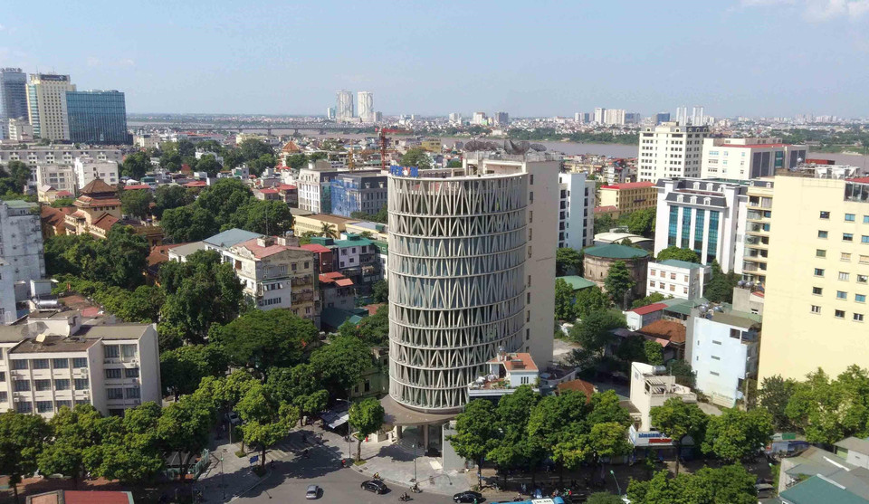 越通社电视中心大楼。图自越通社