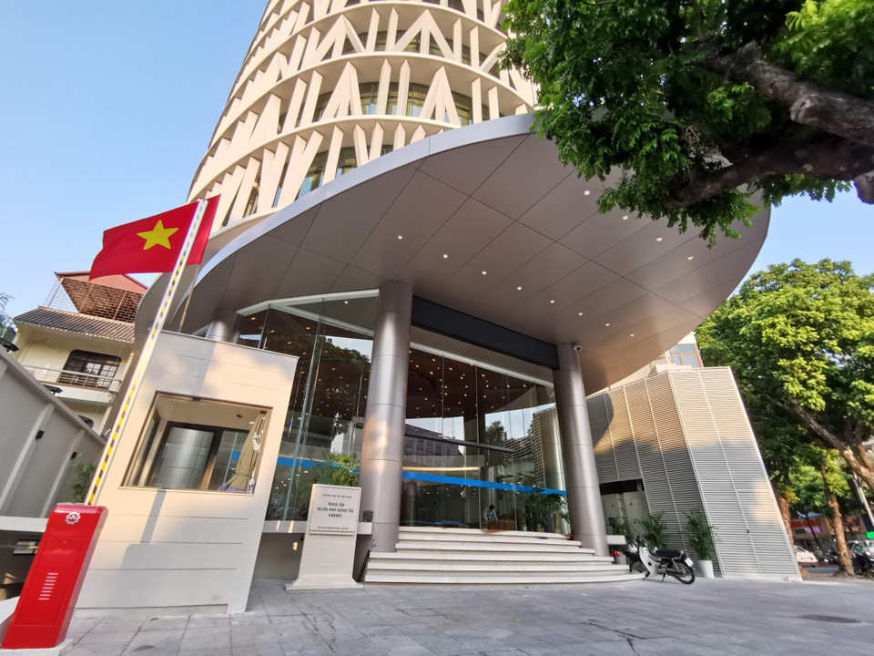 越通社电视中心大楼。图自越通社