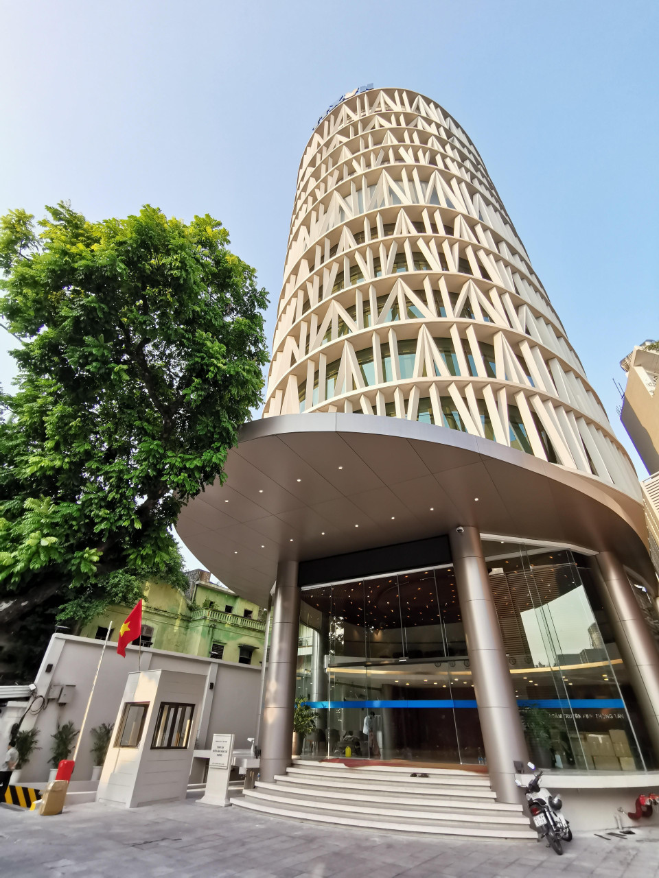 越通社电视中心大楼。图自越通社