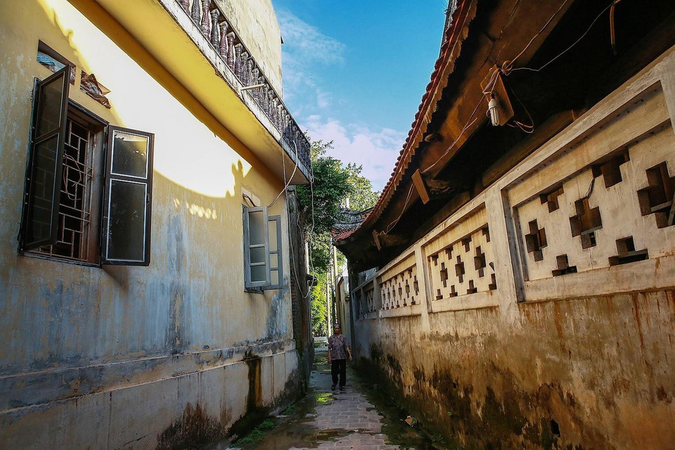 钵场陶瓷村的小巷。图自越通社