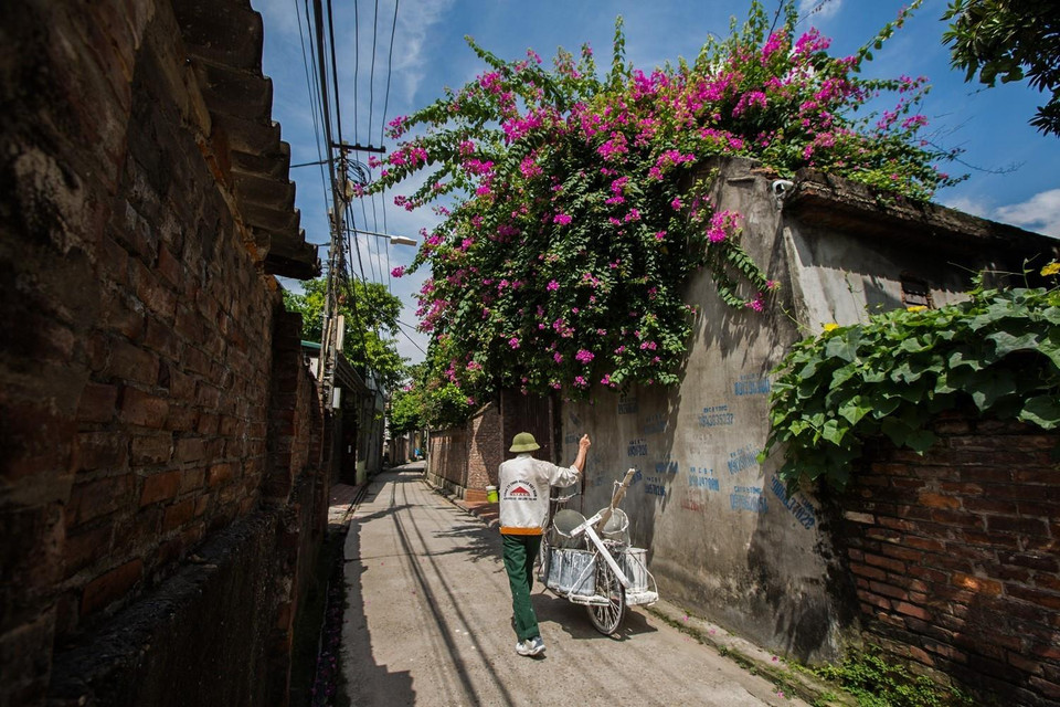 钵场陶瓷村的小巷。图自越通社