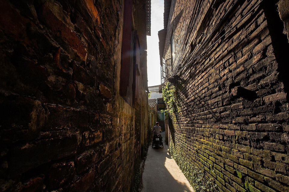 钵场陶瓷村的小巷。图自越通社