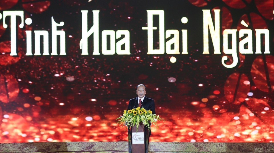 得乐省人民委员会主席范玉毅在开幕式上发表讲话。图自越通社