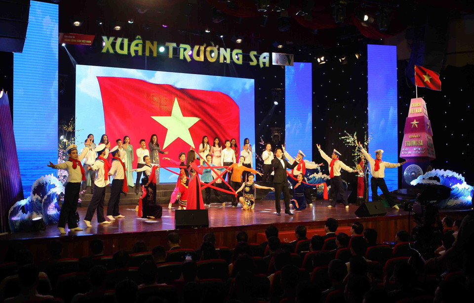 第七次“长沙之春”艺术晚会的表演节目。图自越通社