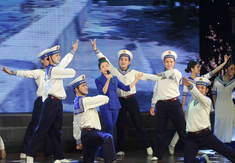 第七次“长沙之春”艺术晚会的表演节目。图自越通社