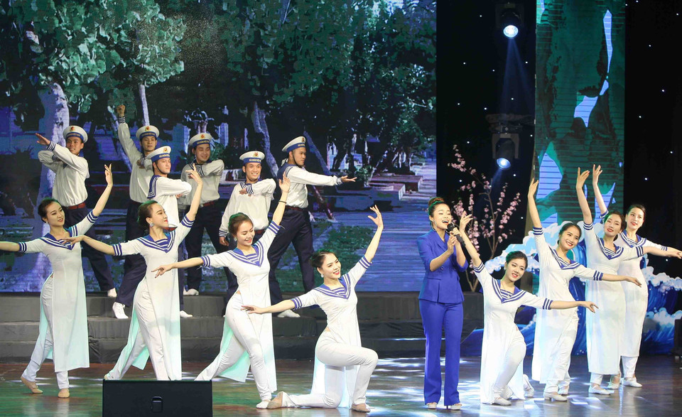 第七次“长沙之春”艺术晚会的表演节目。图自越通社