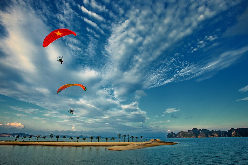 陈英俊的《起飞吧！越南》获得三等奖。（图片来源：越通社）