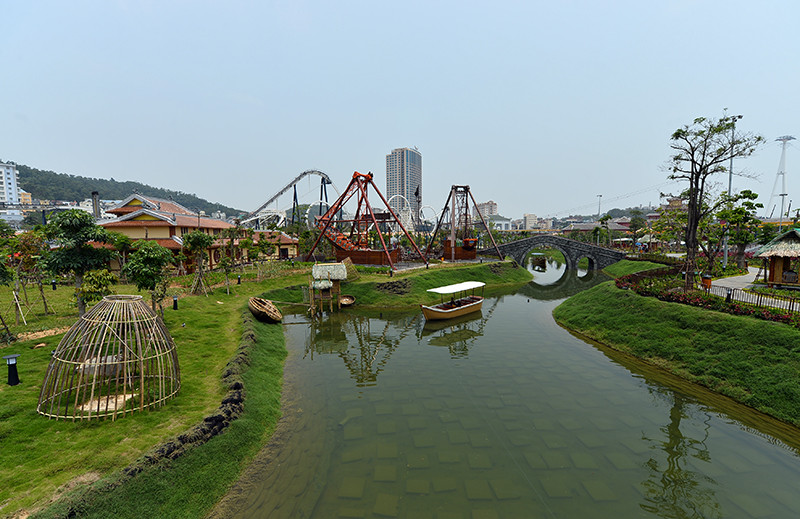 在台风水上乐园的旁边还有面积为近40公顷的飞龙公园（Dragon Park）。（图片来源：《人民报网》）