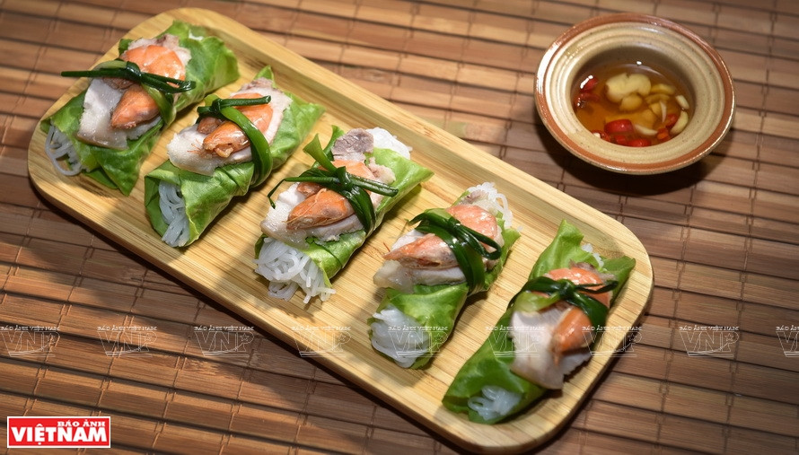 这是一个夏季解热的一道美味菜肴。图自 越通社/越南画报