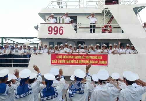 起航仪式全景。（图片来源：越通社）