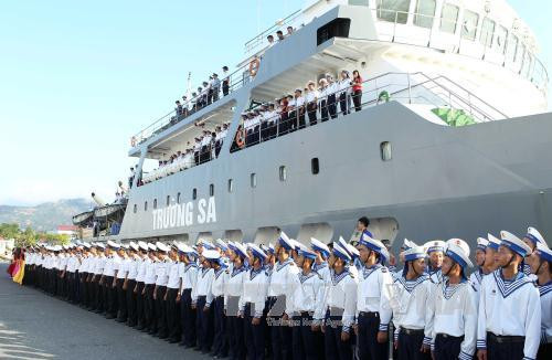 起航仪式全景。（图片来源：越通社）