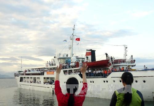 起航仪式全景。（图片来源：越通社）