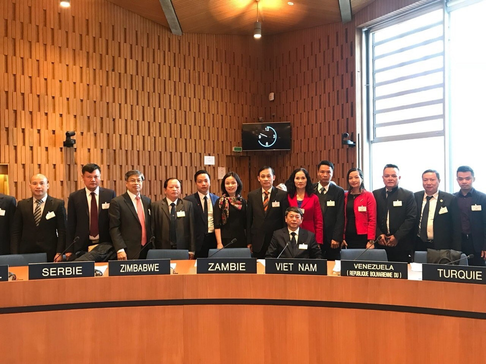 越南外交部副部长黎淮忠率团出席联合国教科文组织执行委员会第204次会议。（图片来源：越通社）