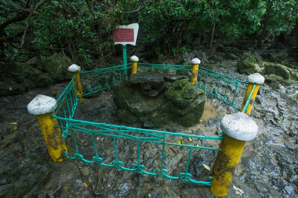 越南高平山水地质公园胡志明主席遗迹。（图片来源：越通社）