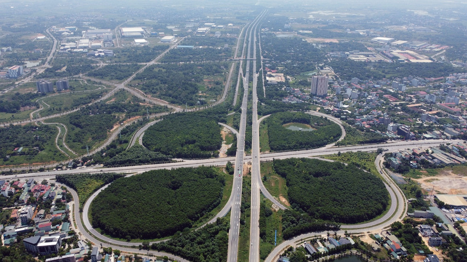 升龙大道—21号国道交叉口—首都中心与河内以西地区各郊区县的交通枢纽。图自越通社