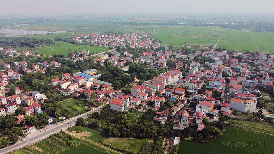 朔山县乡村基础设施建设得以升级，因此其面貌日新月异。图自越通社