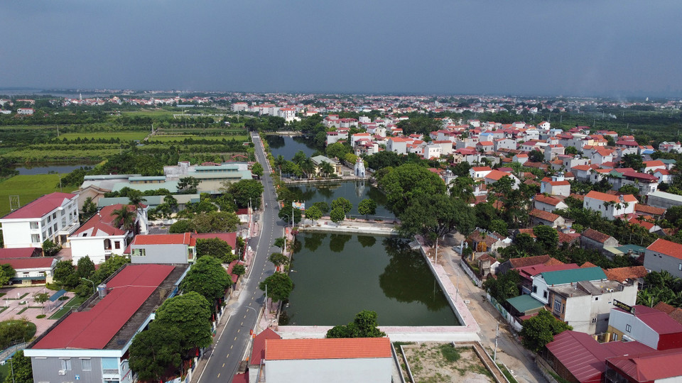 河内以西地区的郊区县农村基础设施日益完善。图自越通社