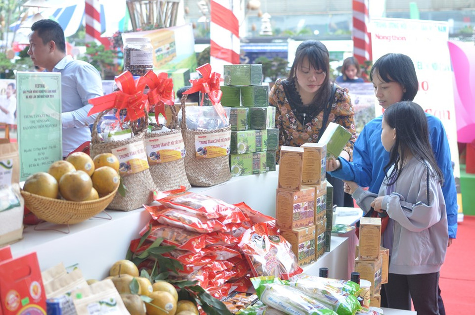 展会现场参观者。越通社记者 越德 摄