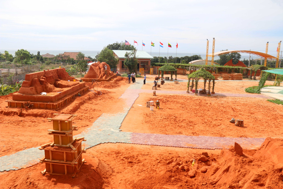 “遗忘之地”​沙雕公园是越南首个沙雕公园（图片来源：越通社）