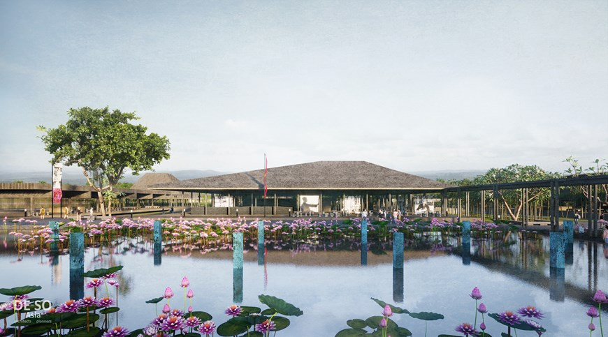 该遗迹区是国家和国际级历史、文化区，体验越南北中部特色传统文化体验空间。图片来源：Vietnam+