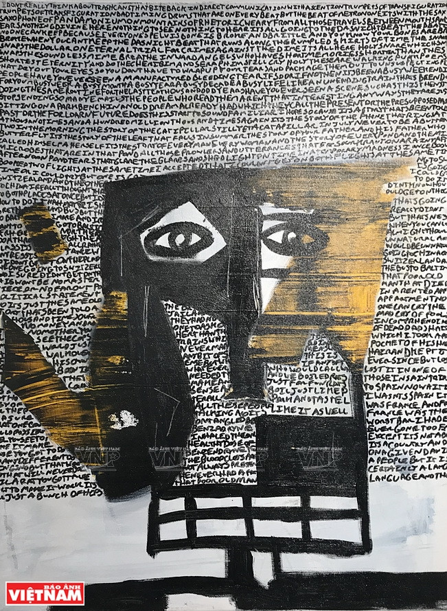 美国画家大卫埃文斯的作品。图自越南画报