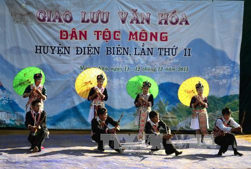 在文化节表演的文艺节目。（图片来源：越通社）