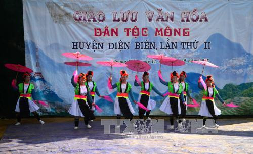 在文化节表演的文艺节目。（图片来源：越通社）