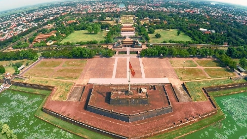 顺化大内的旗台（图片来源：vnexpress.net）