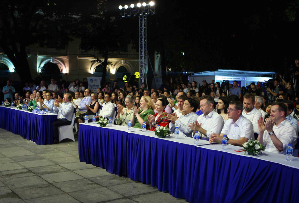 “2018年欧洲日” 系列活动让欧洲文化走进越南。（图片来源：越通社）