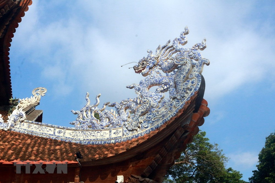 琼林寺是陈朝时期越南最大的佛教中心之一。图自越通社