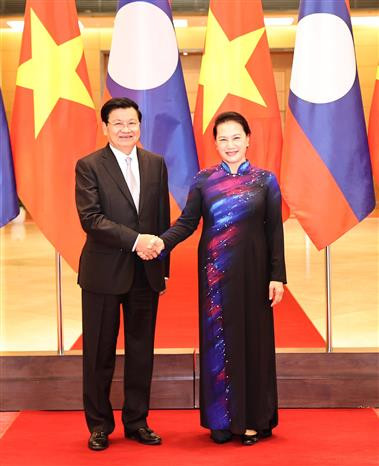 此访是两国为深化双方特殊团结关系而做出巨大努力的生动体现。图自 越通社