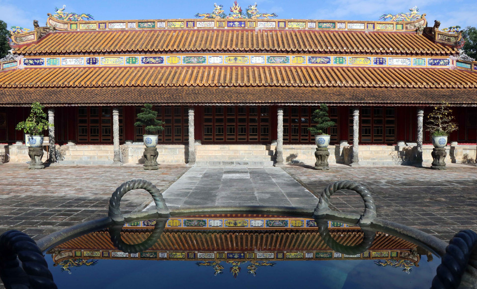 同庆陵里的凝禧殿。图自越通社