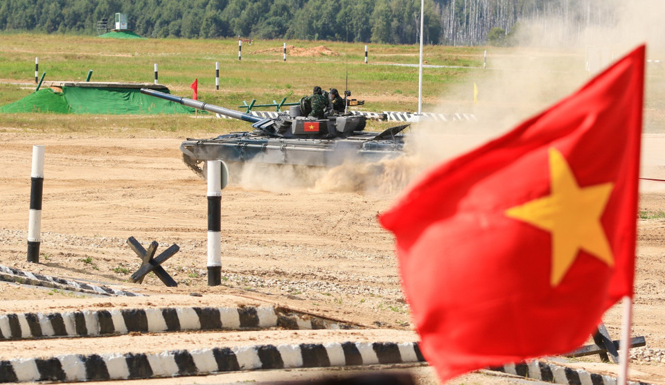 第 1 组的坦克参赛队将参加资格赛、半决赛（8 支坦克参赛队）和决赛（4 支坦克参赛队）。 第 2 组的坦克参赛队只参加资格赛，其后加分排名。图自越通社