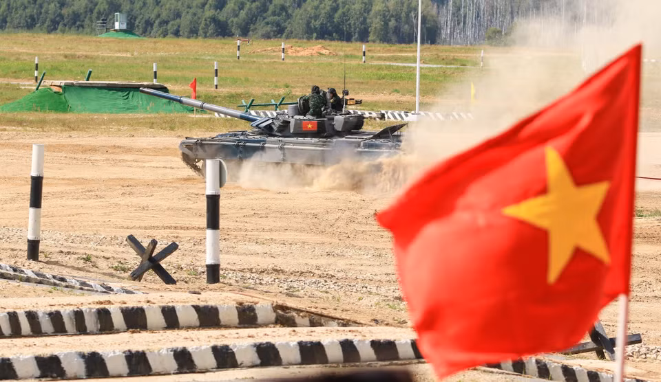 第 1 组的坦克参赛队将参加资格赛、半决赛（8 支坦克参赛队）和决赛（4 支坦克参赛队）。 第 2 组的坦克参赛队只参加资格赛，其后加分排名。图自越通社