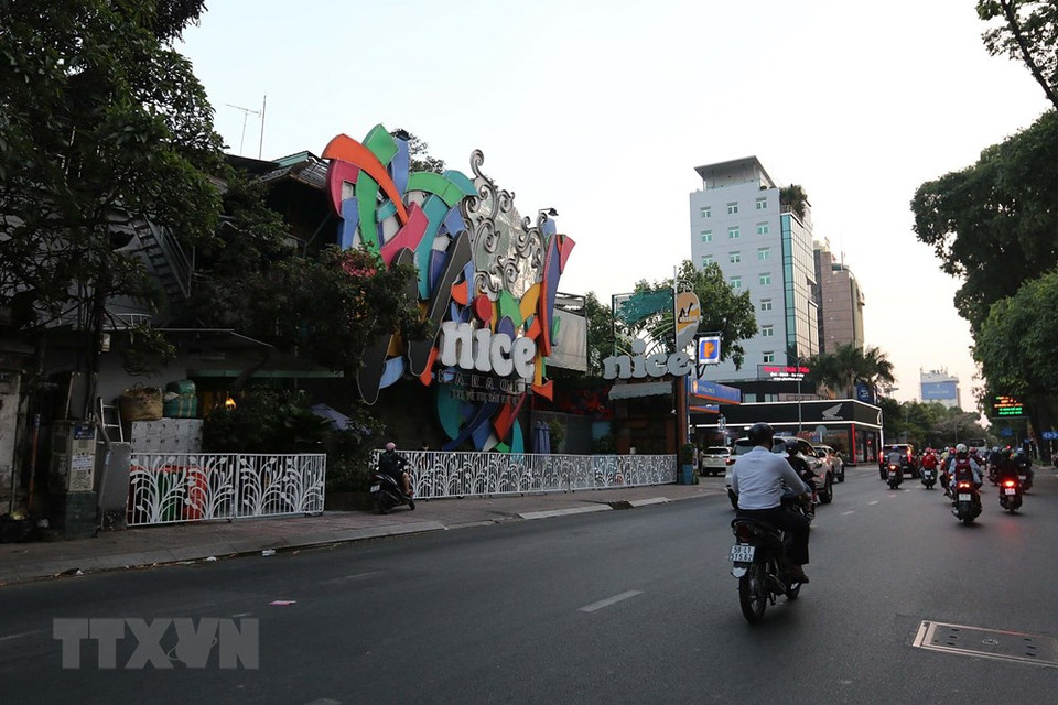 第三郡武氏六街道KTV厅也停止运营。越通社记者 清武 摄