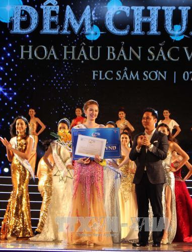 来自美国的武琼瑶获得季军。（照片来源：越通社）