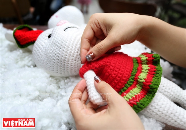 栩栩如生的毛绒玩具。图自越通社