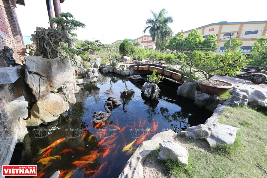 红云盆景村于上个世纪90年代形成。图自越通社/越南画报