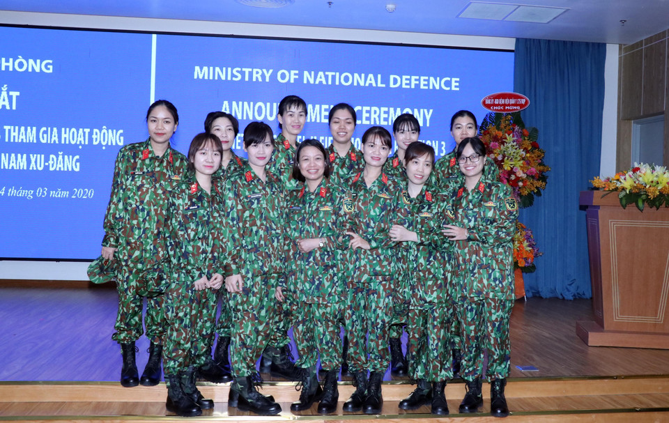 三号二级野战医院的女军官。越通社记者 春区 摄