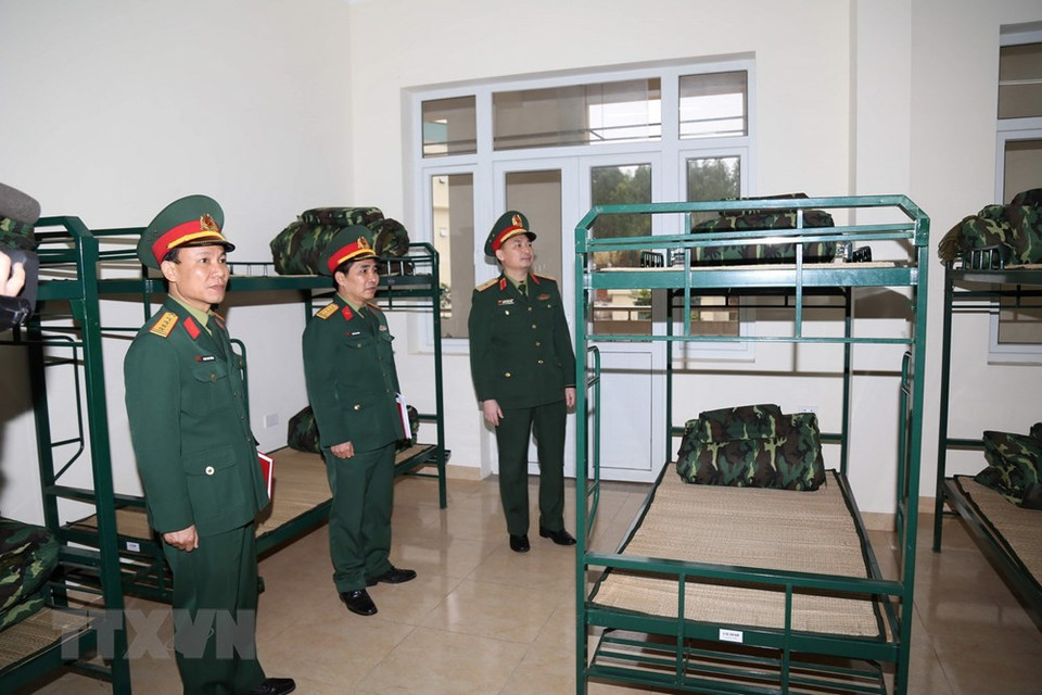 到目前为止，首都司令部已为从韩国疫区归来的越南公民充分准备日用品和所需的设备，确保绝对安全的隔离条件。图自越通社